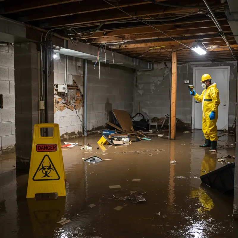 Flooded Basement Electrical Hazard in Ewa Beach, HI Property
